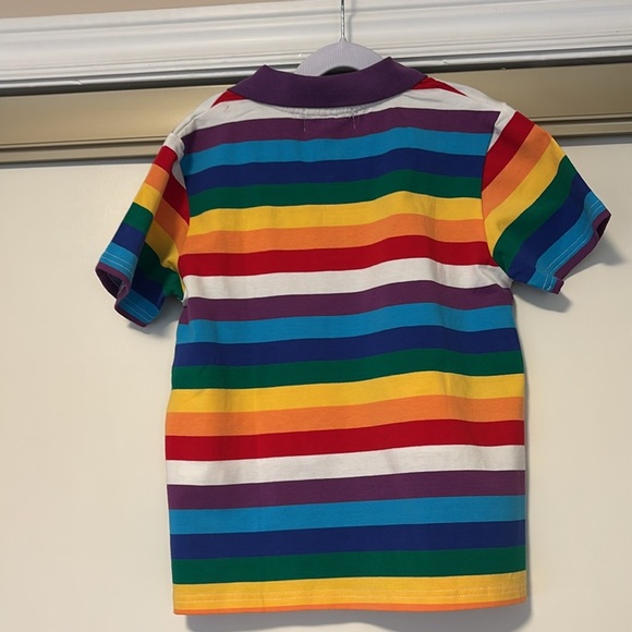 NWT Mid Kingdom Rainbow Collar Shirt 4/5T - Picture 4 of 4